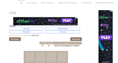 Desktop Screenshot of 2048game.info