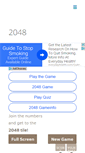 Mobile Screenshot of 2048game.info