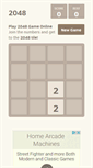 Mobile Screenshot of 2048game.com